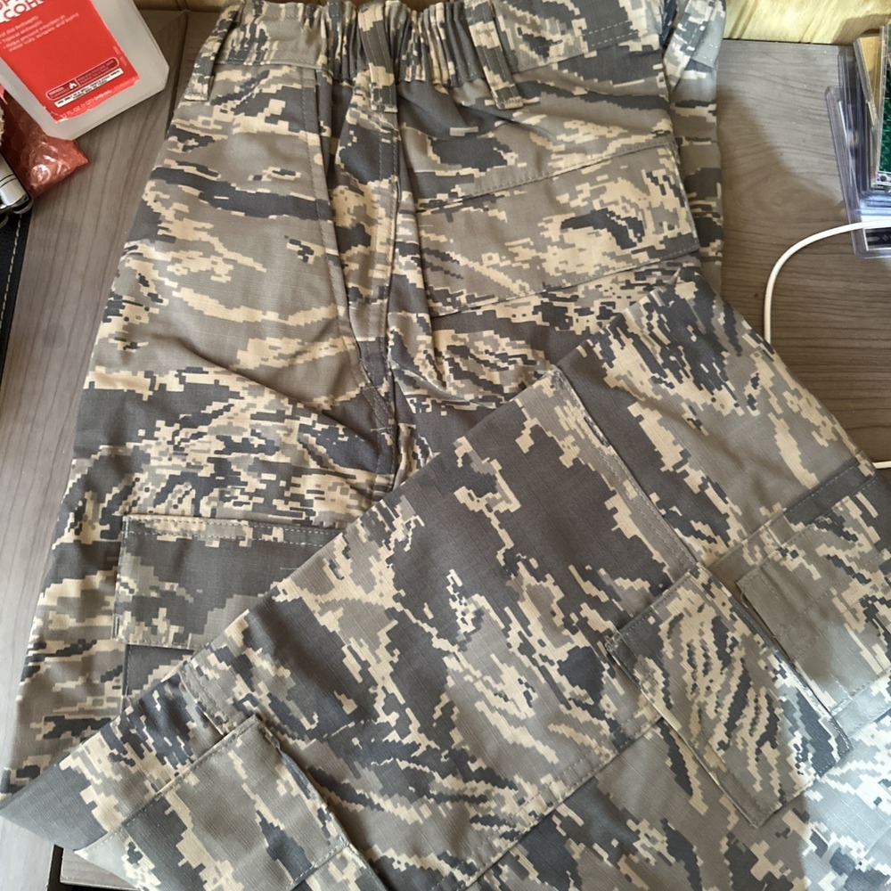 Tru-Spec Vanguard Pants Mens Medium Regular Camo Air Force ABU All Weather BNWT - Picture 3 of 5